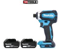 Makita DTD153 18V Cordless Brushless 170Nm Impact Driver With 2 x 3Ah Batteries
