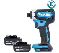 Makita DTD153 18V Cordless Brushless 170Nm Impact Driver With 2 x 5Ah Batteries