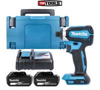 Makita DTD153 18V LXT 170Nm Impact Driver With 2 x 3Ah Batteries, Charger & Case