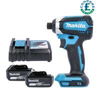 Makita DTD153 18V LXT Brushless 170Nm Impact Driver + 2 x 3Ah Batteries& Charger