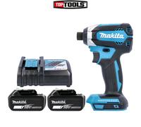 Makita DTD153 18V LXT Brushless 170Nm Impact Driver + 2 x 3Ah Batteries& Charger