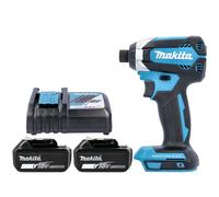 Makita DTD153 18V LXT Brushless 170Nm Impact Driver + 2 x 3Ah Batteries& Charger