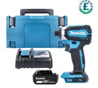 Makita DTD153 18V LXT Brushless Impact Driver + 1 x 3Ah Battery, Charger & Case