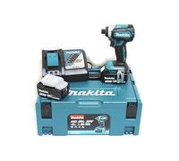 Makita DTD153RTJ 18 V Li-ion LXT Brushless Impact Driver Complete with 2 x 5.0 Ah Li-ion Batteries and Charger in a Makpac Case