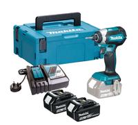 Makita DTD153RTJ 18v Impact Drill Kit 2 x 5.0Ah batteries LXT inc Charger and Ca