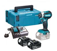 MAKITA DTD153RTJ IMPACT DRIVER 18V LXT BRUSHLESS 2 X 5.0AH BATTERIES BL1850B