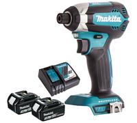 Makita DTD153Z 18V LXT Brushless Impact Driver with 2 x 3.0Ah Battery & Charger