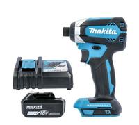 Makita Dtd153Z 18V Lxt Cordless Brushless 1/4" 170Nm Impact Driver With 1 X 3Ah Battery & Charger