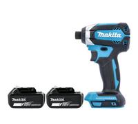Makita Dtd153Z 18V Lxt Cordless Brushless 1/4" 170Nm Impact Driver With 2 X 5Ah Batteries