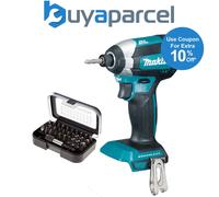 Makita DTD153Z 18V LXT Lithium Ion Brushless Impact Driver + 30pc Drill Bits