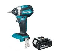 MAKITA DTD153Z IMPACT DRILL BODY 18V LXT BRUSHLESS ONLY WITH BL1850B BATTERY NEW