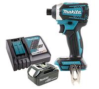 Makita DTD154 18V Brushless Impact Driver with 1 x 6.0Ah Battery & Charger