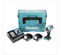 Makita DTD154RFJ Brushless Impact Screwdriver 175Nm + 2 x 18V 3Ah Li-Ion Batteries + Makpac Case