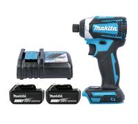 Makita DTD154Z Brushless Cordless Impact Driver With 2 x BL1850 & DC18RC
