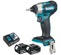 Makita DTD155Z 18V LXT Brushless Impact Driver with 2 x 3.0Ah Battery & Charger