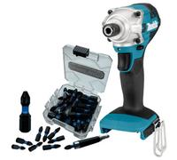 Makita Dtd156Z 18V Impact Driver Lxt Compact Variable Speed + 25Pc Torsion Set