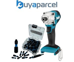 Makita DTD156Z 18v Impact Driver LXT Compact Variable Speed + 25pc Torsion Set