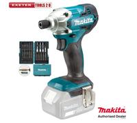 Makita DTD156Z 18v LXT Cordless Impact Driver Body Only & E-26179 38pc Bit Set