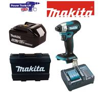 Makita DTD157SF LXT Impact Driver 1x 18v 3Ah Battery DC10WC Charger & Black Case