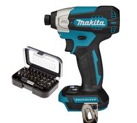 Makita DTD157Z 18v LXT Cordless Brushless Impact Driver + Makita 30pc Bit Set