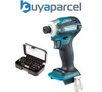 Makita DTD172Z 18v LXT Lithium Brushless Cordless Impact Driver + 30pc Bit Set