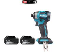 Makita DTD173 18V LXT Brushless 1/4" 180Nm Impact Driver With 2 x 6Ah Batteries