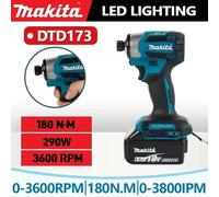 Makita DTD173 18V LXT Cordless Brushless 1/4" Impact Driver Body Only