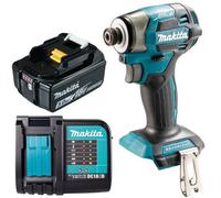 Makita Dtd173Z 18V Lxt Brushless Cordless Compact Impact Driver - 1 X 5.0Ah Batt