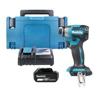 Makita Dtd173Z 18V Lxt Cordless Brushless 1/4" 180Nm Impact Driver With 1 X 3Ah Battery, Dc18Rc Charger & Type 3 Case
