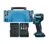 Makita Dtd173Zjx2 18V Cordless Brushless Impact Driver With Makpac Case & 38 Pieces Impact Premier Torsion Bit Set