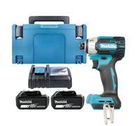 Makita DTD201 18V LXT 1/4" Impact Driver With 2 x 6Ah Batteries, Charger & Case