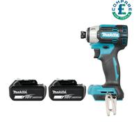 Makita DTD201 18V LXT 210Nm High Torque Impact Driver With 2 x 6Ah Batteries