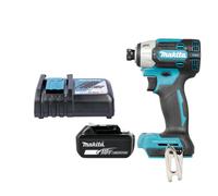 Makita DTD201 18V LXT Brushless 1/4" Impact Driver + 1 x 6Ah Battery & Charger