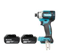 Makita DTD201 18V LXT Brushless High Torque Impact Driver With 2 x 6Ah Batteries