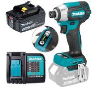 Makita Dtd201Z 18V Lxt Brushless Cordless Compact Impact Driver 4 Stage 1 X 3Ah
