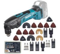 Makita Dtm50Z 18V Lxt Cordless Multi Tool + 54Pc Set Plunge Blades + Box Bare