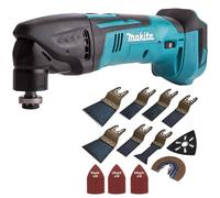 Makita DTM50Z 18v LXT Cordless Multi Tool Bare + 27pc Set Plunge Blades + Box