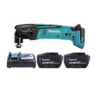Makita Dtm50Z 18V Lxt Cordless Multi Tool With 2 X 12Ah Batteries & Charger