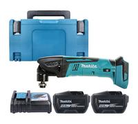Makita Dtm50Z 18V Lxt Cordless Multi Tool With 2 X 12Ah Batteries & Charger & Case