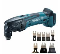 Makita DTM50Z 18V LXT Oscillating Multi Tool Body with 8 Piece Accessories Set