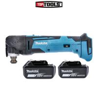 Makita DTM51 18v LXT MultiTool Keyless Blade Change With 2 x 6.0Ah Batteries