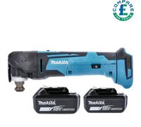 Makita DTM51 18v LXT MultiTool Keyless Blade Change With 2 x 6.0Ah Batteries
