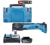 Makita DTM51 18v MultiTool Keyless With 1 x 6Ah Battery, Charger & Case