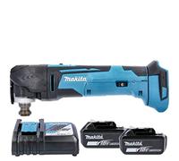 Makita DTM51Z 18v Li-Ion Multitool LXT Keyless Blade Change + 2 x BL1850, DC18RC