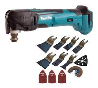 Makita DTM51Z 18v Lithium Multi Tool Keyless Blade Change + Accessories