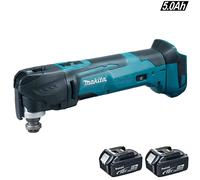 Makita DTM51Z 18V LXT Cordless Oscillating Multitool with 2 x 5.0Ah Batteries