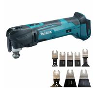 Makita DTM51Z 18V LXT LI-ion Oscillating Multi Tool with 8 Piece Accessories Set