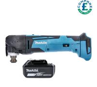 Makita DTM51Z 18v MultiTool LXT Keyless Blade Change With 1 x 5.0Ah Battery
