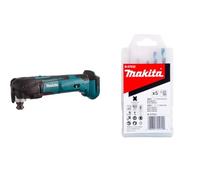 Makita DTM51Z Multi-Tool, 18 V,Blue & B-57532 5 Piece SDS-Plus Drill Bits