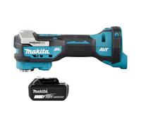 Makita Dtm52Z 18V Lxt Cordless Brushless Starlock Max Multi-Tool With 1 X 6Ah Battery